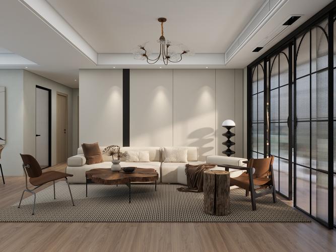 侘寂風普通住宅室內裝修設計 于樸素中見永恒，在不完美中尋安寧